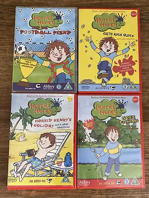 Horrid Henry DVD Bundle X 4 - Children’s Animated Series. CITV • £6.95