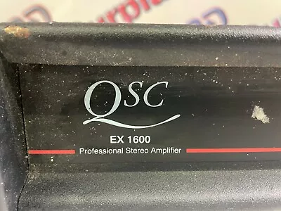 QSC EX-1600 600WRMS/4Ohm Output Power Professional Amplifier • $699.11