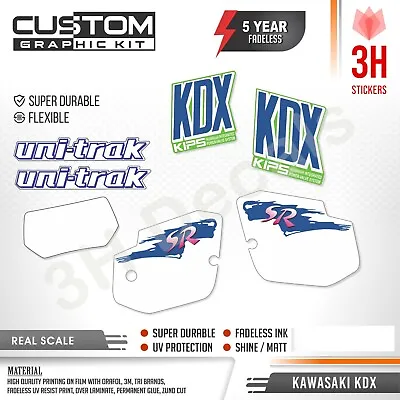 Custom Graphics For Kawasaki KDX200 Decal Sticker (89-94) • $50