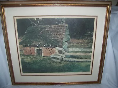 Michael Sloan(1947-)Artist TN 1973 Ltd Ed Litho  Spring House  Signed Framed • $150