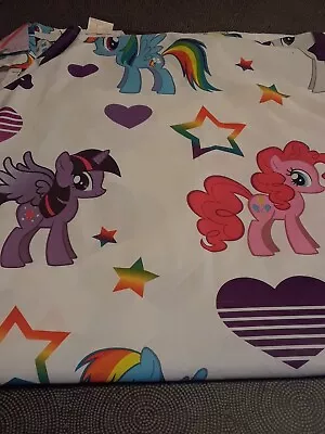 My Little Pony Twin Single Flat Sheet  Hearts Stars  • $14