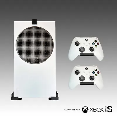 Xbox Series S Wall Mount Bracket   With 2 Controller Mounts  Xbox Console Gaming • $24.99