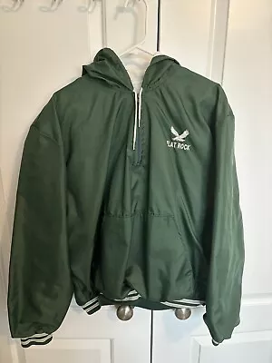MiUSA Vintage Hooded High School Track Jacket (Sz L) • $20