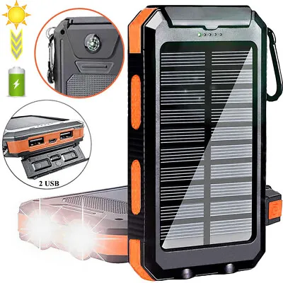2023 Super USB Portable Charger Solar Power Bank For Cell Phone • $14.95