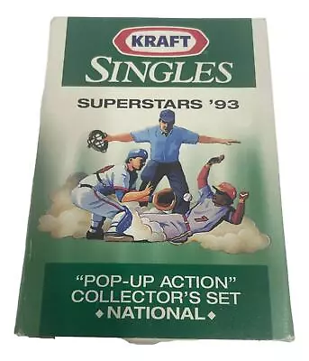 1993 Kraft Singles Superstars '93 Baseball Cards Complete National League Set • $3.11