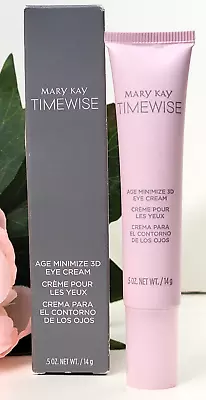 MARY KAY TIMEWISE Age Minimize 3D EYE Cream 0.5 Fl Oz NEW IN A BOX • $17.99