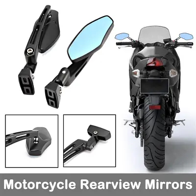 Pair Side Racing Rearview Mirrors For Yamaha FZ1 FZR YZF 600 R R1 R6 R6S 1000 US • $34.29