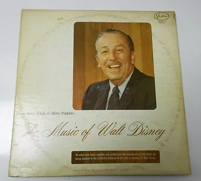 1959 V/A The Music Of Walt Disney LP Buena Vista V.2000 UK VG+/VG • $19.25