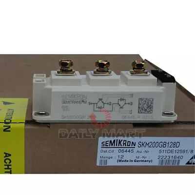 $62.37 • Buy New In Box SEMIKRON SKM200GB128D IGBT Module