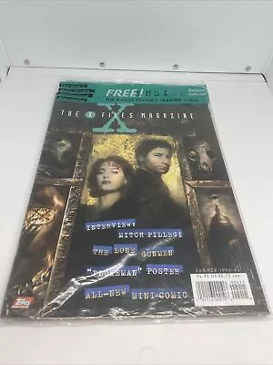 NEW THE X FILES MAGAZINE 2 SUMMER 1996 Sealed Poster + Trading Cards Sci-Fi Rare • $9.99