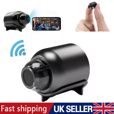 HD 1080P Mini Spy Camera Hidden Micro Home Security Night Vision Motion IR Cam • £16.59