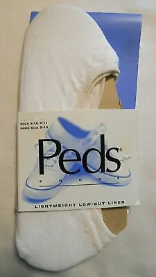 Vintage Rare 2 Piece Peds Lightweight Lowcut Liner Socks 9-11 • $59.99