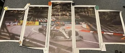 Lewis Hamilton 5 Piece Canvas Poster • £50