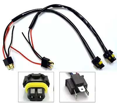 HID Kit Extension Wire 9003 H4 Two Harness Head Light Bulb Adapter Replacement • $10.45