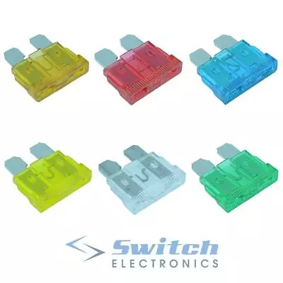 Standard Blade Fuse Automotive Auto Car 1A 2A 3A 5A 7.5A 10A 15A 20A 25A 30A 40A • £2.59