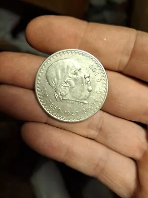 Mexican.1947..1 Peso.silver Coin • $18