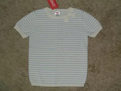 $15.95 • Buy GYMBOREE  Petite Mademoiselle  Striped Sweater Top Size 6~ New!