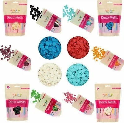 250g /1kg FunCakes Candy Deco Melts Cake Chocolate Decoration Button ALL COLOURS • £6.20
