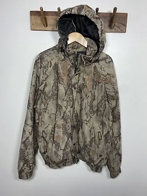 Vintage 90s Remington Hunting Jacket Coat Camo Realtree Zip Up Sz Large OBO • $18