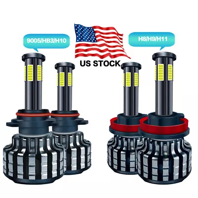 For Ford F-150 15-19 H11+9005 Hi&lo Beam LED Headlight 6 Sided Bulb Kit  • $24.02