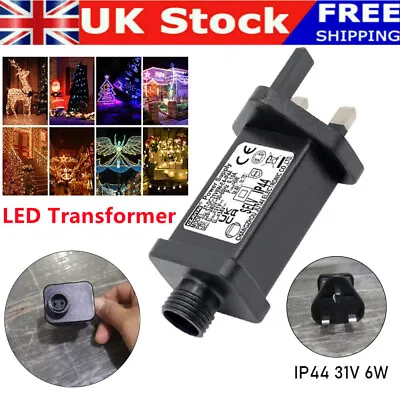 £8.49 • Buy 31V 3.6W Power Supply Adapter Transformer For Christmas LED Fairy Light IP44 UK!