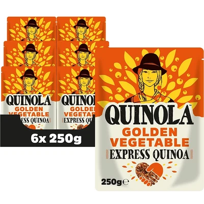 £12.49 • Buy Quinola Ready To Eat Quinoa Full Case Of 6 X 250g Golden Vegetable BBE JAN/24