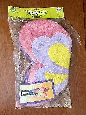 Butterfly Wings Headband Halloween Costume Pink Purple Yellow Soft Plush NOS HTF • $21.95