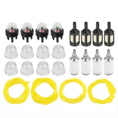 4 Sizes Tygon Fuel Filter Line Primer Bulb Kit Set For Poulan Weedeater Chainsaw • $9.58