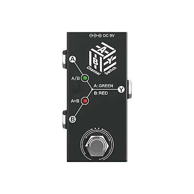 ABY Box Line Selector AB Switch Guitar Effect Pedal Support A/B A & B Modes U9L7 • $18.41