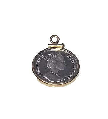 Isle Of Man 1/10 Oz Platinum Cat (1989) Coin With Custom 14K Gold Bail Encasing! • $549.99