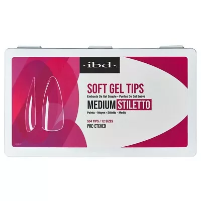 Ibd Soft Gel Tips Box - Medium Stiletto (504pcs 12 Sizes) • $17.99