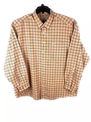 Dockers Men's 2XL Long Sleeve Button Down Multicolor Cotton Blend Shirt A59 • $3.75