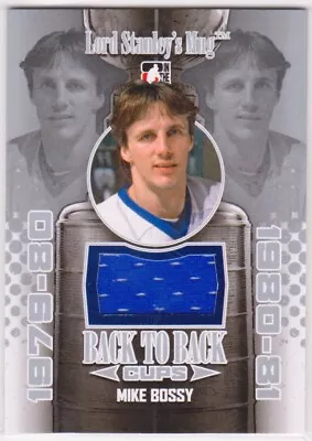 Mike Bossy - 2014 ITG Lord Stanley's Mug Game Used Jersey Card Silver Edition • $14.49