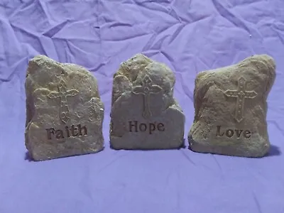  Inspirational Decorative Faith HopeLove (resin) Stones. • $10