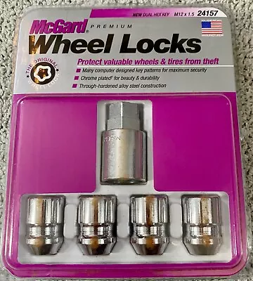 McGard 24157 Chrome Cone Seat Wheel Locks M12 X 1.5 Thread Size - 4 Locks • $24.88