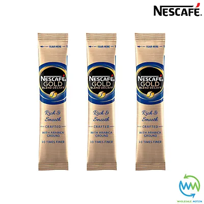 NESCAFE GOLD Blend DECAF Individual COFFEE Sachets CUP Instant Sticks SACHET NEW • £54.99