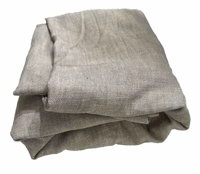 1 Restoration Hardware Perennials Performance  Linen Drapery 50 X108  Fog $475 • $95