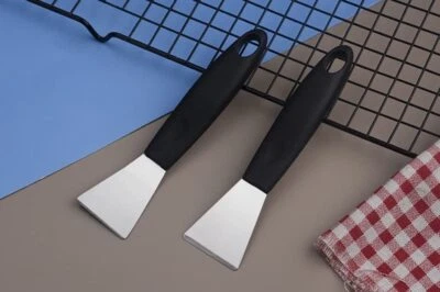 £8.99 • Buy Oven Scraper Cleaning Tool 2 Piece Stainless Steel Scraper Induction Hob Stoves
