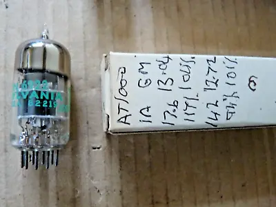 Sylvania  JAN 6922 ECC88 E Date  Packed 669 NOS Valve Tube AT1000 Tester NOV19A • £40