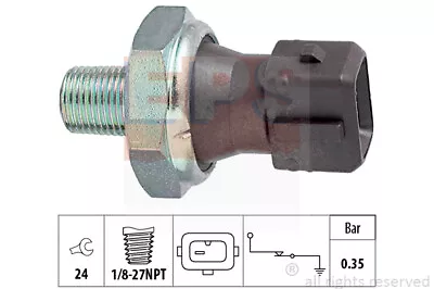 EPS 1.800.091 Oil Pressure Switch For HONDALAND ROVERMGROVER • £15.13