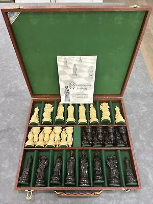 Vintage Chess E.S. Lowe ANRI Renaissance Chessmen Set 32 Pieces Complete  Set • $42