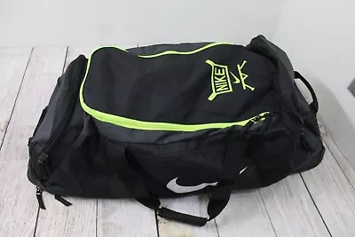 Nike MVP Elite Black Volt Roller Baseball Softball Bat Equipment Travel Bag • $49.99