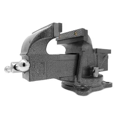 WEN Bench Vise 5  Heavy-Duty Cast Iron Material W/ Swivel Base 6  Jaw Capacity • $59.14