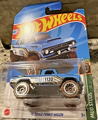 Mattel Hot Wheels *Int'l Case* 161/250 Dodge Power Wagon ~ 2023 HW Mud Studs 2/5 • $5