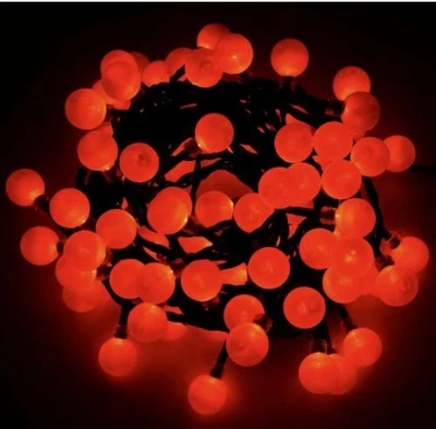 £12.39 • Buy 200 LED Christmas Lights Red Berry Fairy String Outdoor Indoor Timer 8 Modes