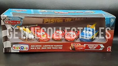 Disney Pixar Cars Piston Cup Race Day Mcqueen Mia Tia Tow Tom 5 Pack Save 6% Gmc • $59.95