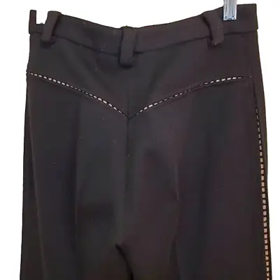 M Missoni Knit High Waist Wool Blend Pants Bootcut Pants Back/Side Accents Sz 4 • $35