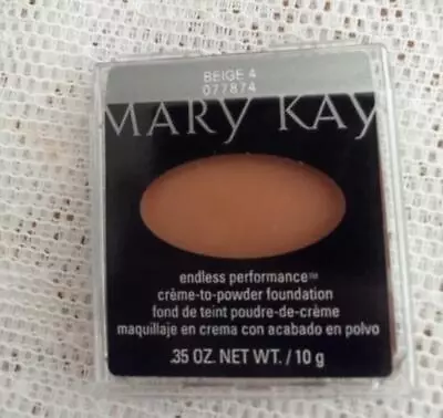 Mary Kay Endless Performance Creme-to-Powder Foundation BEIGE 4 ~ New • $19.50