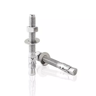 Stainless Steel Concrete Anchor Bolts 1/2  X 3-3/4 Inch 6-Pack Wedge Anchors ... • $26.34