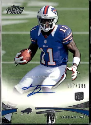 2012 Topps Prime Hobby Auto #9 T.J. Graham RC (G)  Buffalo Bills • $1.79